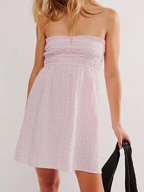 Free People FP One Sunni Convertible Skirt Smocked Pull-On Tube Top